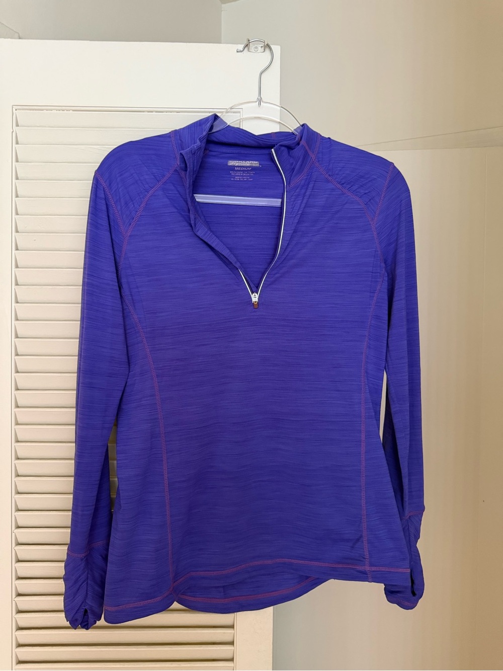 Kirkland Signature Purple Half-Zip Active Pullover